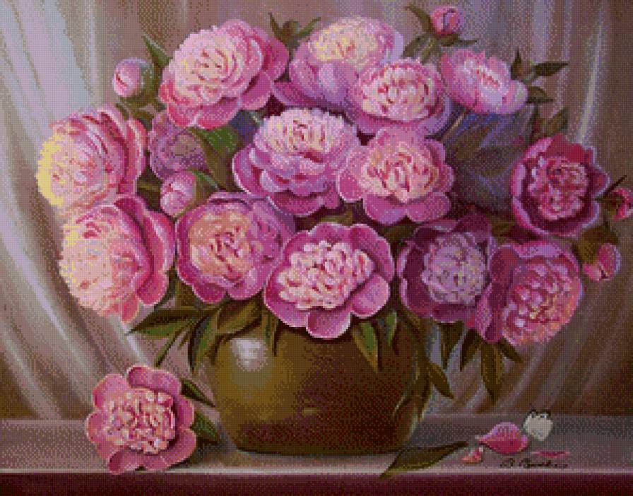 Пионы - цветы, букет, пионы - предпросмотр