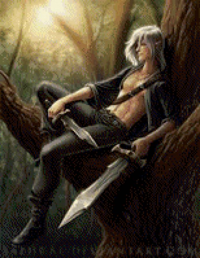 Охотник - мужчина, охотник, эльф - предпросмотр