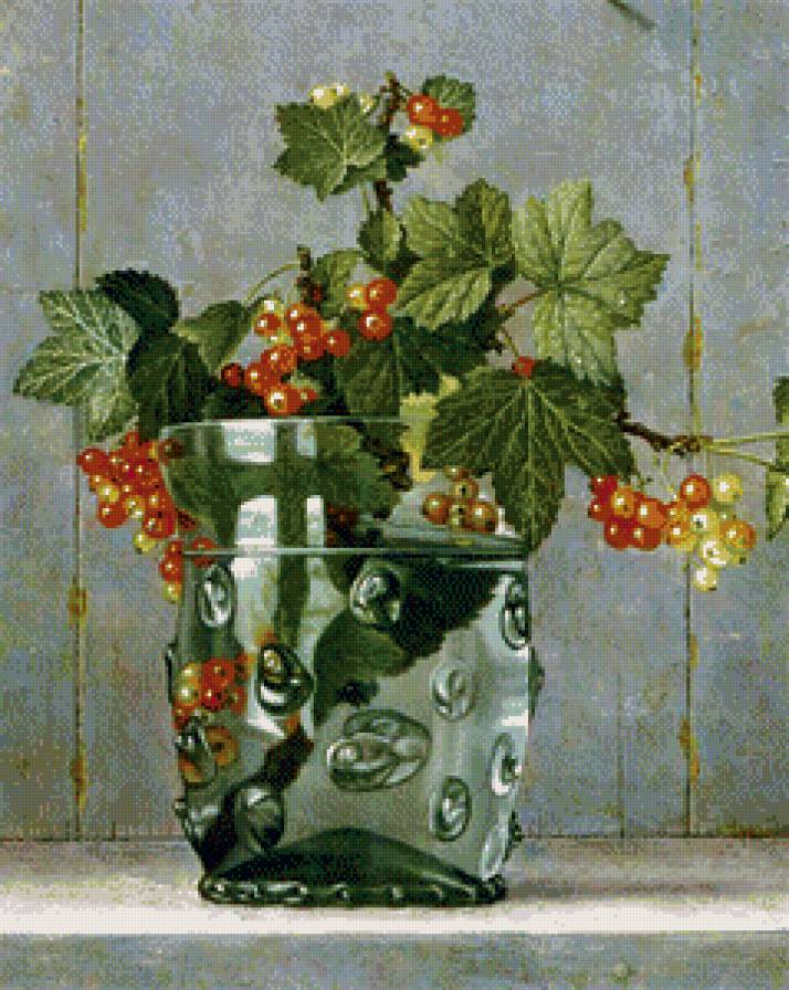 Смородина в вазе - фрукты, ягоды, натюрморт - предпросмотр