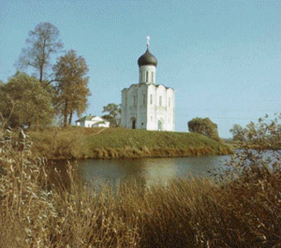 Храм Покрова на Нерли. - религия, русь православная, православие, храмы - предпросмотр