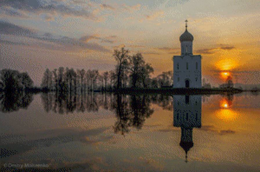 Храм Покрова на Нерли. - храмы, православие, русь православная, религия - предпросмотр