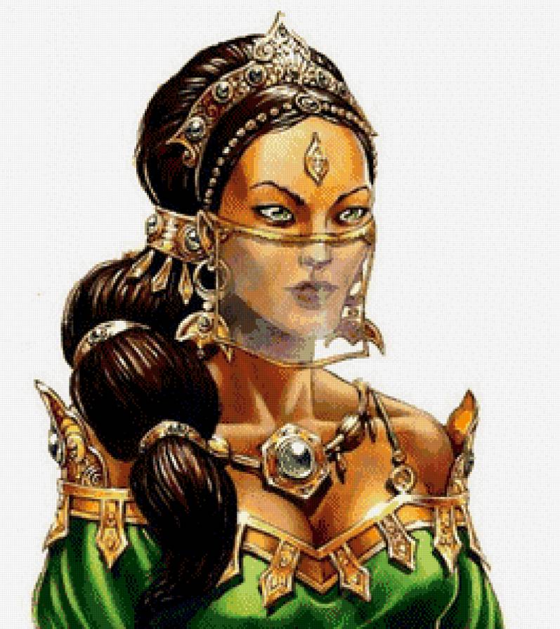 Царица Востока - девушка, красавица, восток - предпросмотр