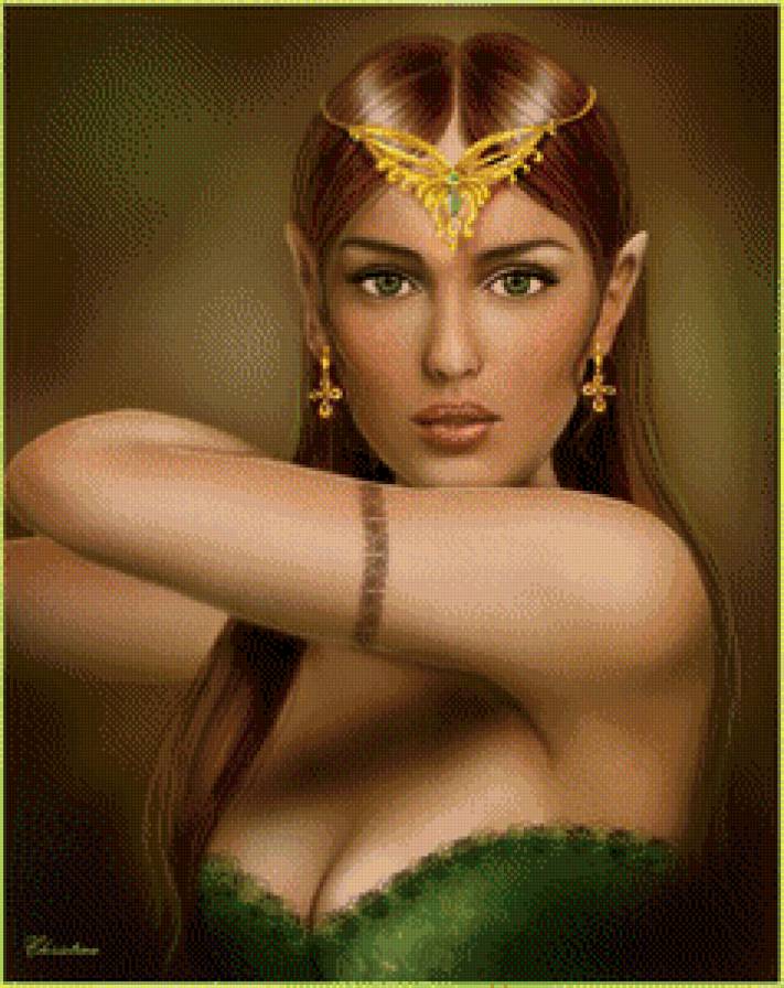 Красавица - девушка, фэнтези, красавица - предпросмотр