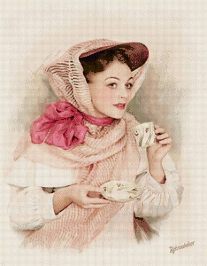 RetroAtelier - ретро, девушка, портрет - предпросмотр