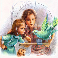 Схема вышивки «дети»