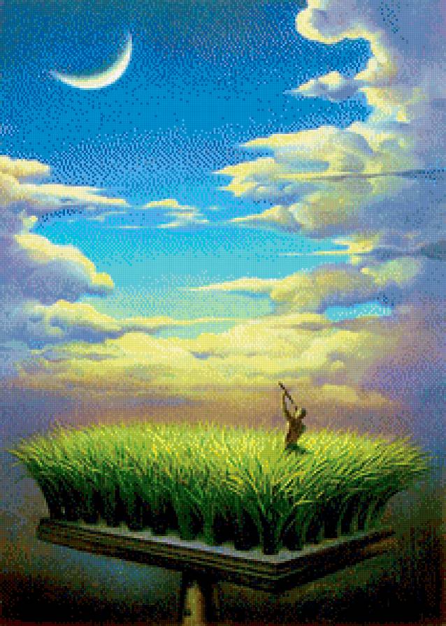 Картина - сюрреализм - предпросмотр