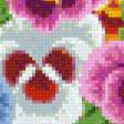 Предпросмотр схемы вышивки «анютины глазки» (№535092)