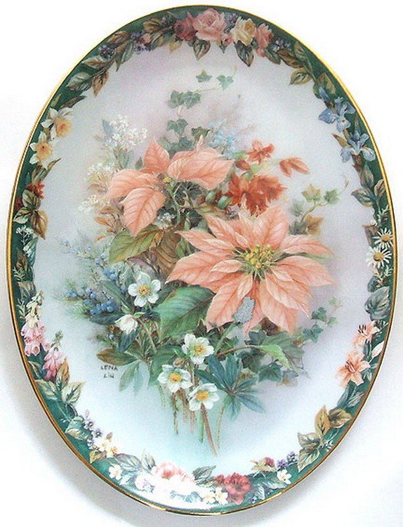 медальон - сер.цветы - оригинал