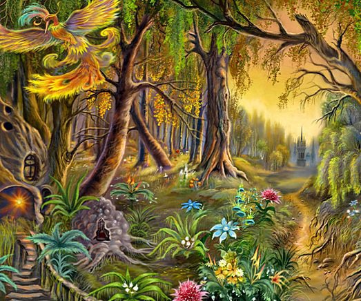 сказочный лес - природа - оригинал