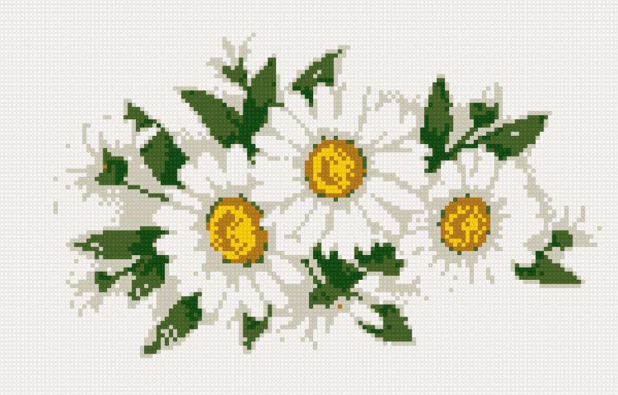 коврик ромашковый - коврик, цветы, ромашки - предпросмотр