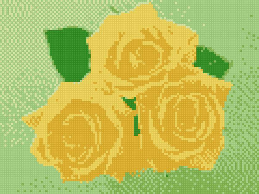 коврик "розы" - коврик. розы, цветы - предпросмотр