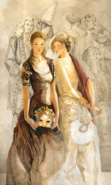 Серия "Тонкие линии" - девушки - оригинал