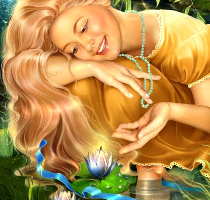 цветок любви - красота женщины - оригинал