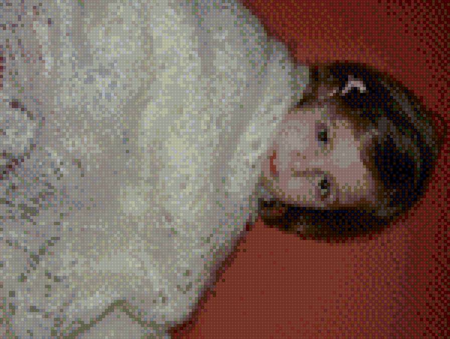 внученька - зима, платок - предпросмотр