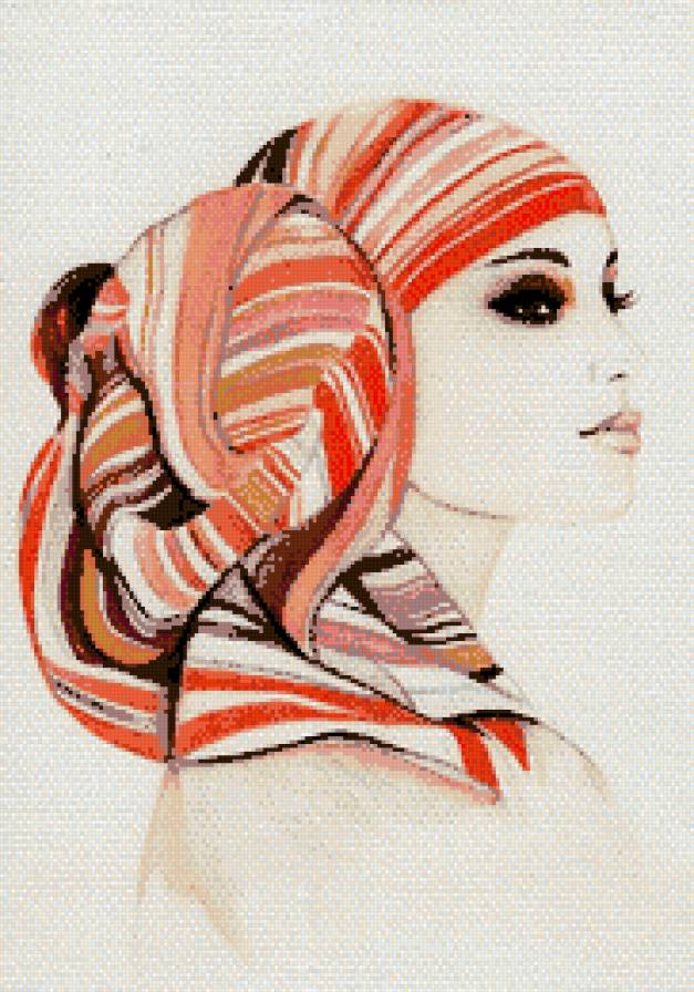 женский портрет - предпросмотр