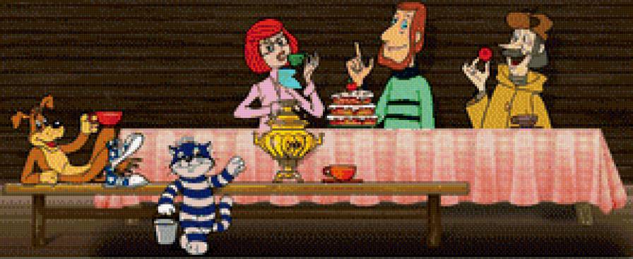 простоквашино - простоквашино, кухня, матроскин, шарик - предпросмотр