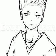 Схема вышивки «Justin Bieber»