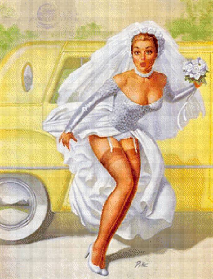 Новобрачная - невеста, девушка, новобрачная - предпросмотр