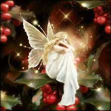 Схема вышивки «рождественский ангел»