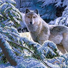 Схема вышивки «Зима»