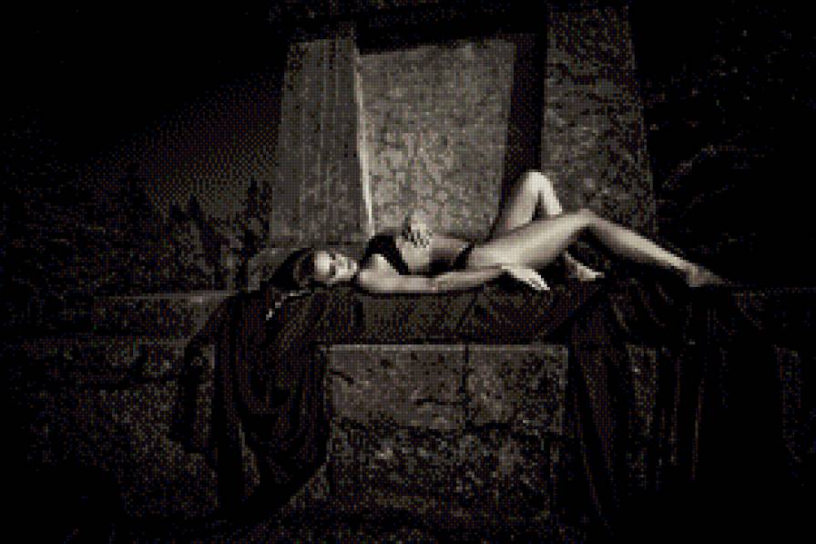 тёмный ангел - девушка - предпросмотр