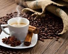 Схема вышивки «кофе»