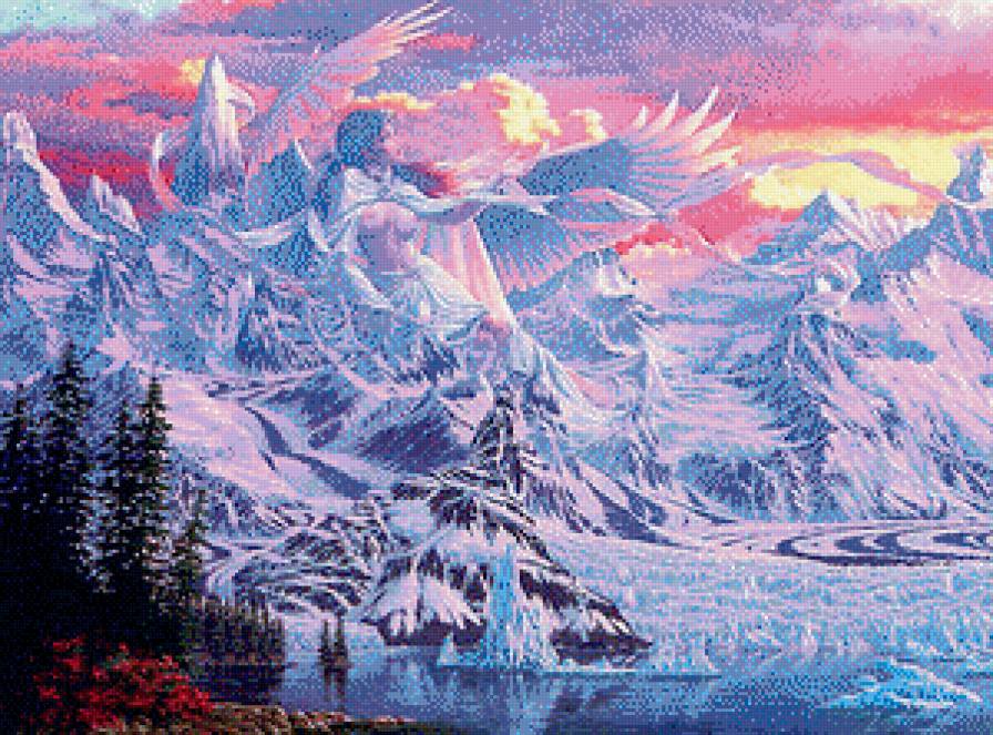 Ангел гор - пейзаж, горы - предпросмотр