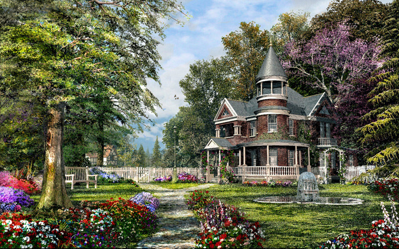 уютный домик - оригинал