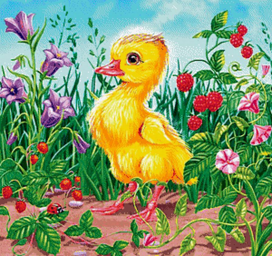 Утенок - птицы, птенцы, утята - предпросмотр