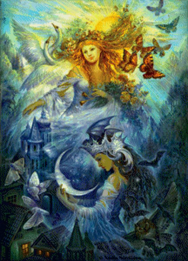 картина - красота.фентези, девушка - предпросмотр