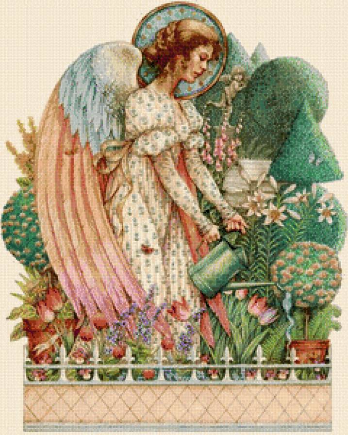 Фея - фея, купидон, волшебство, райский сад, амур - предпросмотр