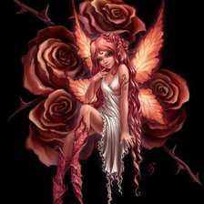 Схема вышивки «Эльфийка»