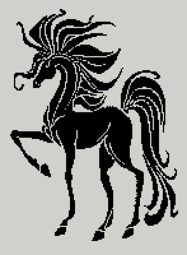 Лошадка - символ года, лошади, животные - предпросмотр