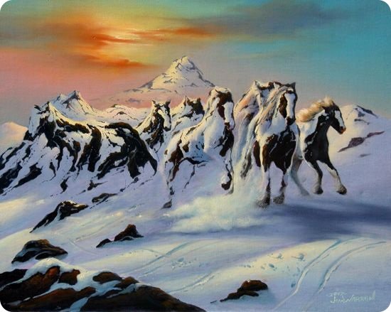 лавина - картина - оригинал