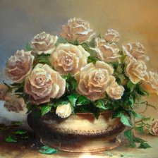 Схема вышивки «розы»