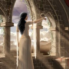 Схема вышивки «Леди»