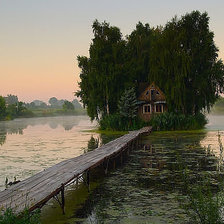 Схема вышивки «убежище»