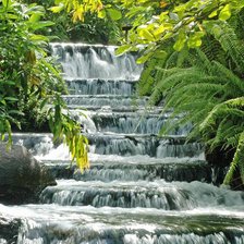 Схема вышивки «Водопад»