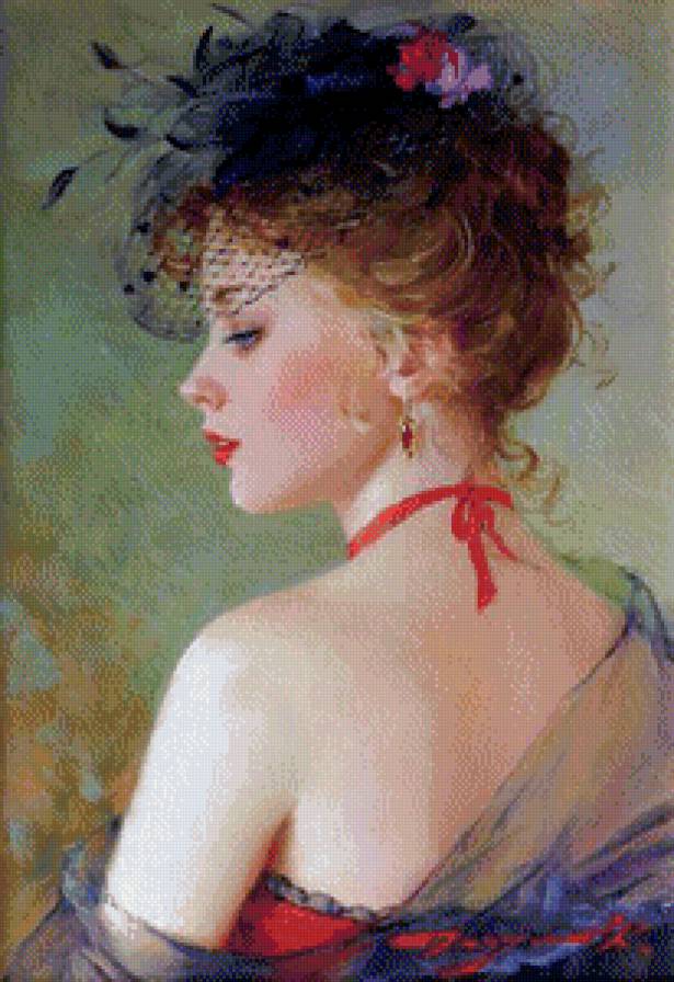 Серия "Золотой век" - девушка - предпросмотр