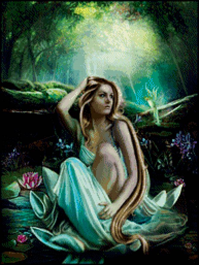 дриада - миф, девушка - предпросмотр