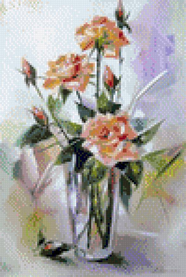 Цветы в вазе - цветы, букет - предпросмотр
