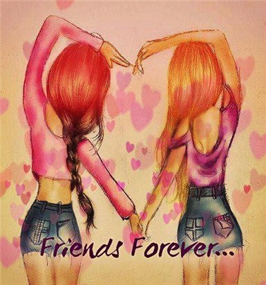 Лучшие подруги - девушки - оригинал