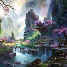 Схема вышивки «Прекрасный сад»