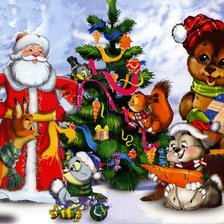 Схема вышивки «новый год»