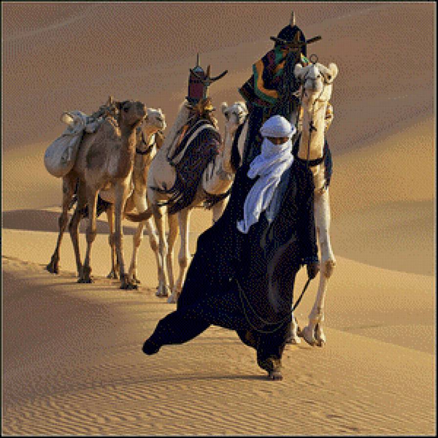 Караван - пустыня - предпросмотр