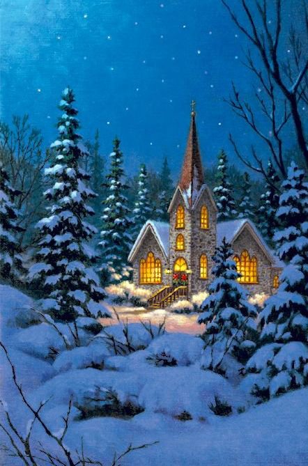 №539321 - зима, рождество, снег - оригинал