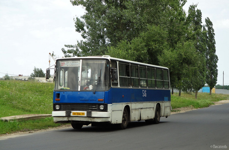В ожидании пассажиров - поле, транспорт, дорога, деревья, автобус, икарус - оригинал