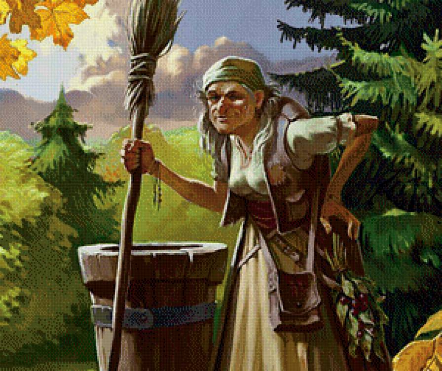 Баба Яга - сказка, баба яга - предпросмотр