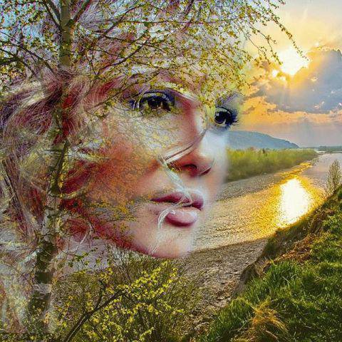 Девушка - оригинал