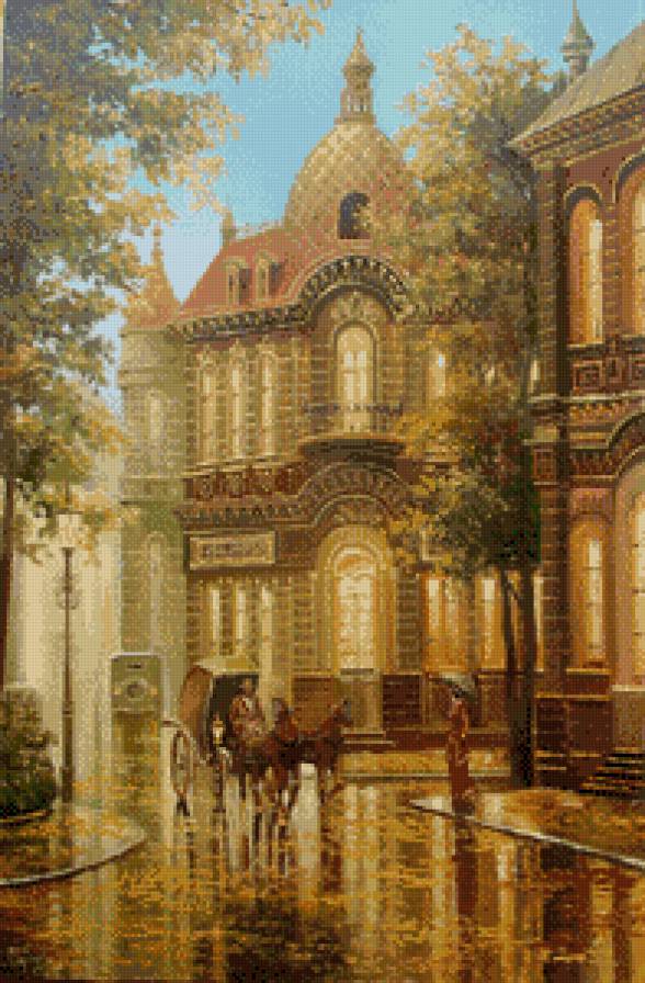 Старый город - городской пейзаж - предпросмотр